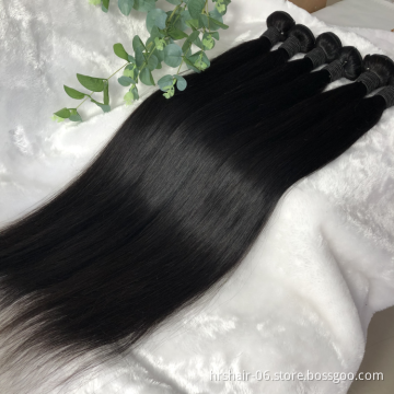 8a grade straight 40 inch Wholesale price Human Hair  Cuticle Aligned Hair Free Sample Silky Brazilian Hair Bundle